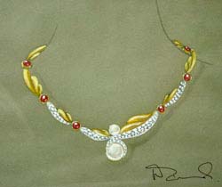 necklace design by Walter Zimochod